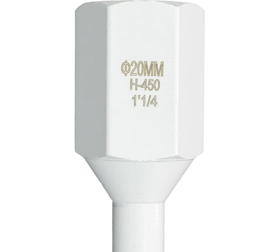 Сверло сегментное Diamaster WHITE diamond 20х450 мм, 24х3.5х11 мм, 1 1/4, бетон/железобетон, wet 000.600.8708