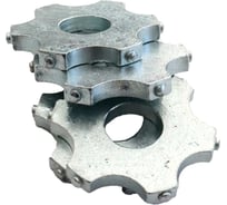 Комплект 30 штук 6 лучевых ламелей ООО Теком для фрезеровальных машин по бетону 56x18x6 мм с твердосплавными вставками 4687205908131