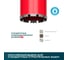 Алмазная коронка ALTECO 89х450 мм ВТ 81812 2