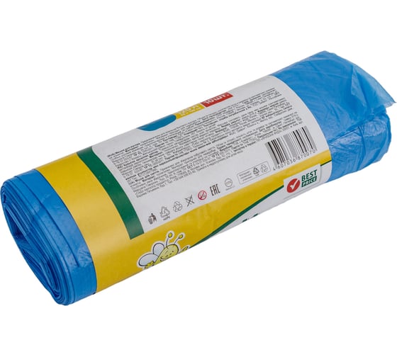 Мешки для мусора (10 шт; 120 л; ПНД) Paclan 42087007