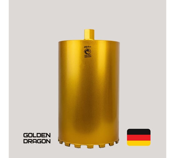 Коронка алмазная GOLDEN DRAGON 1 1/4 254/400/17 сегм. по бетону 254/400.11/4.GD
