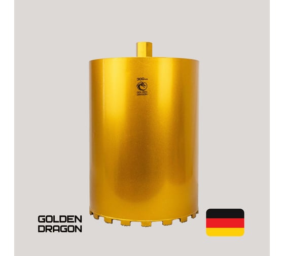 Коронка алмазная GOLDEN DRAGON 1 1/4 300/400/19 сегм. по бетону 300/400.11/4.GD