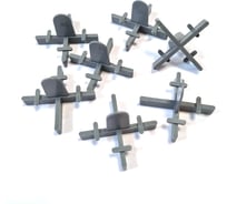 Крестики для укладки плитки многоразовые CORTE для шва 2 мм. 100 шт. RTS2P0