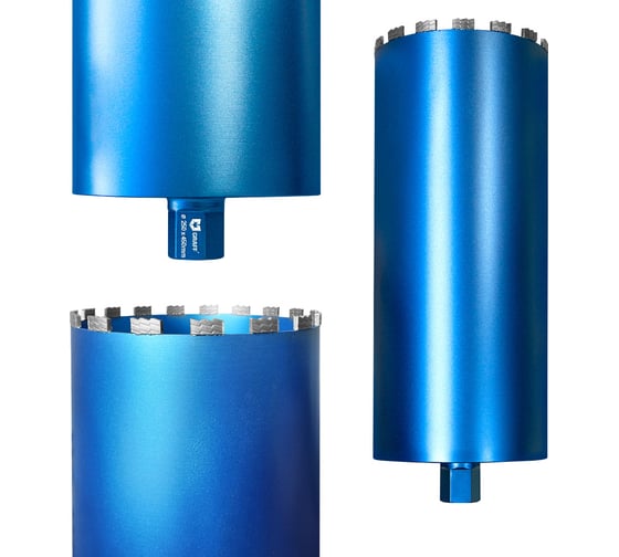 Коронка алмазная для бурения армированного бетона GRAFF 250 мм 1125012