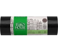 Мешки для мусора ДЛЯ САДА, ПВД 120лх10 шт., 65х100 см, 40 мкм EUROHOUSE 5123