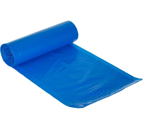 Мешки для мусора MitRA 120 л, 70x110см 10 шт.25 мкм (ПВД) (синий) 132257