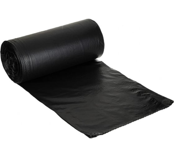 Мешки для мусора MitRA 160 л, 87x120см 20 шт. 30мкм (ПВД)(черные) 1338607