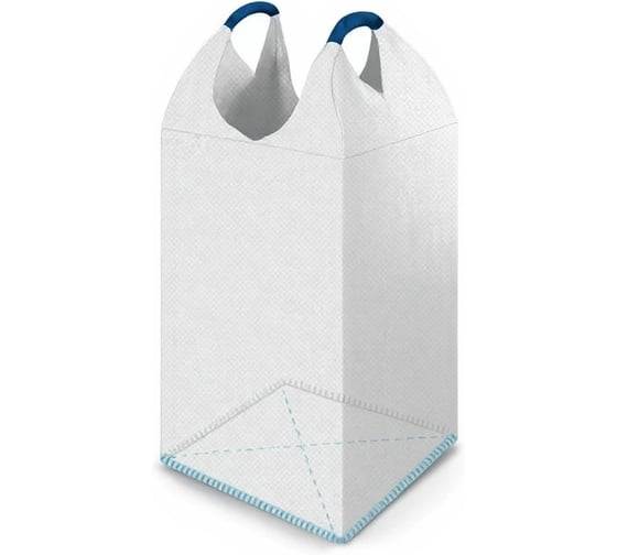 Биг-бэг Волга Полимер 75x75x125 см, 2 стропы, верх-открытый, низ-глухой, 25 шт Т3701074-25мп 1