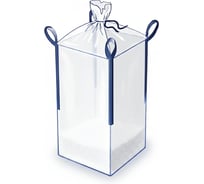 Биг-бэг Волга Полимер 95х95х130 см, 4 стропы, верх сборка, низ глухой, 1 шт Т3701013-1мп