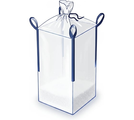 Биг-бэг Волга Полимер 95х95х130 см, 4 стропы, верх сборка, низ глухой, 5 шт Т3701013-5мп 1