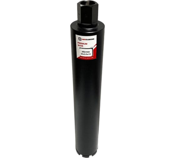 Коронка алмазная Premium Wave (92х450 мм; 1 1/4") RedDiamond 1130017 1