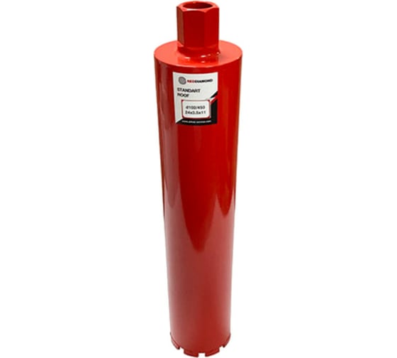 Коронка алмазная Standart Roof (102х450 мм; 1 1/4") RedDiamond 1129018 1