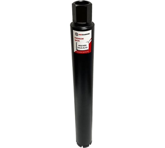 Коронка алмазная Premium Wave (62х450 мм; 1 1/4") RedDiamond 1130012