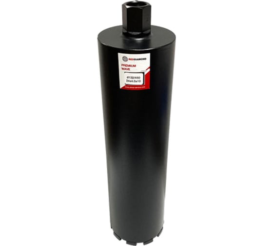 Коронка алмазная Premium Wave (132х450 мм; 1 1/4") RedDiamond 1130022