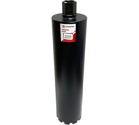 Коронка алмазная Premium Wave (122х450 мм; 1 1/4") RedDiamond 1130020 1