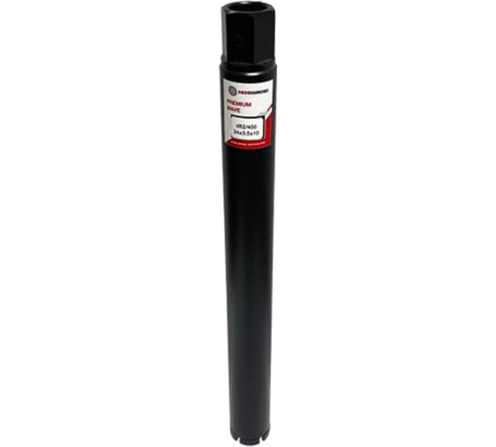 Коронка алмазная Premium Wave (52х450 мм; 1 1/4") RedDiamond 1130010 1