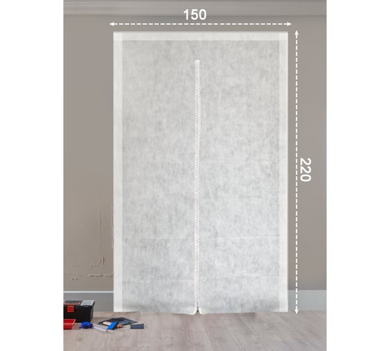 Дверь на молнии ТекСтиль спанбонд 220x150 тип I 03234