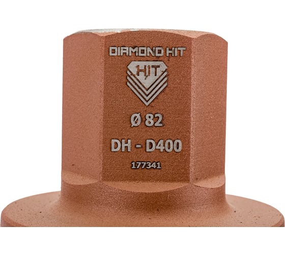 Сверло алмазное кольцевое DH-D400 (82х450 мм; 1 1/4; 8 сегментов) Адель ДУУ00005955