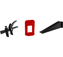 Система выравнивания плитки набор S (зажим 2 мм 500 шт; клин 200 шт) TLS-Profi TLSS22021