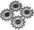 Фиксатор (звездочка) 40/8-25 (500 шт) SAMGRUPP SR-085100040-500 2
