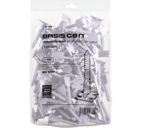 Система выравнивания плитки | корректор шва BASIS 1мм, линейный, 100 шт, пакет 30122443/1