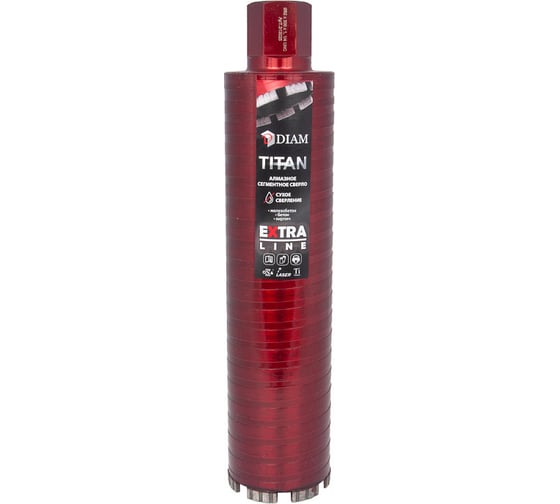 Сверло алмазное САСС Extra Line Titan (82x300 мм; 4 сегмента; 1 1/4UNC) Diam 313025