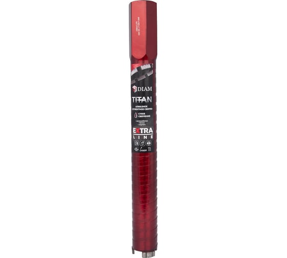 Сверло алмазное САСС Extra Line Titan (42x300 мм; 4 сегмента; 1 1/4UNC) Diam 313021 1