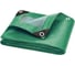 Тент (полог) ЯрПолог тарпаулин 120, 8x10 м, с люверсами, цвет зеленый/серебро tarp_8x10_krepl_120gr 1