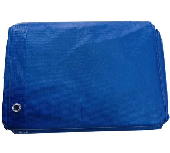 Тент (полог) ЯрПолог ПВХ 650, 6x8 м, с люверсами , цвет синий pvh_6x8_krepl_650gr