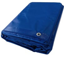 Тент (полог) ЯрПолог ПВХ 650, 3x4 м, с люверсами , цвет синий pvh_3x4_krepl_650gr