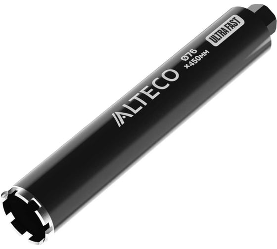 Алмазная коронка ALTECO Ultra Fast 76х450 93531 1