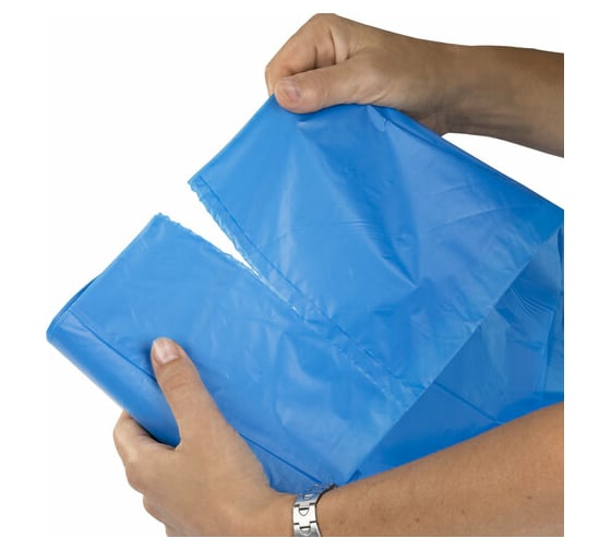 Мешки для мусора синие особо прочные LAIMA ULTRA (10 шт; 70x110 см; 120 л; 23 мкм; ПНД) ЛАЙМА 607695