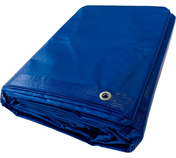 Тент (полог) ЯрПолог ПВХ 400, 10х20м, с люверсами, цвет синий pvh_10x20_400gr 1