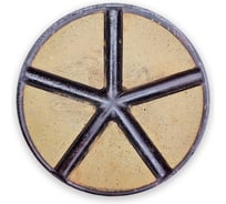 Полировальный алмазный пад AVA Professional на керамической связке диаметром 80мм AVA-K3 50#