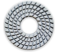 Полировальный алмазный пад AVA Professional на гибридной связке светлого цвета диаметром 250мм AVA-R25W 100#