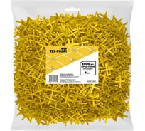Крестики для плитки TLS-Profi 1 мм 2000 шт TLSZAX012025