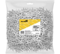Крестики для плитки TLS-Profi 1.5 мм 2000 шт TLSZAX022025