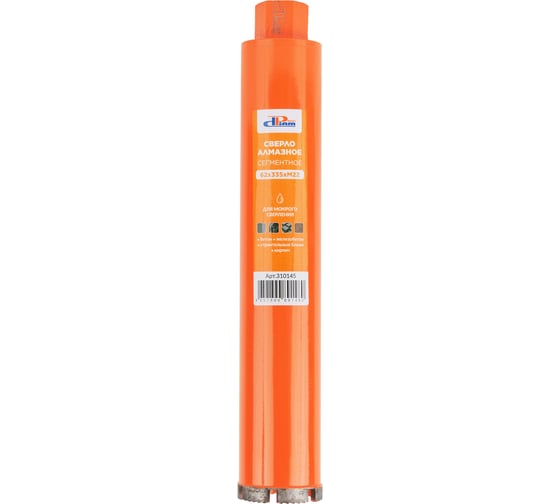 Коронка алмазная ProfiDiam САМС 62x335x6хM22 (бетон) 310145 1