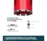 Коронка алмазная для сухого бурения BT (51х370 мм) ALTECO 41357 4