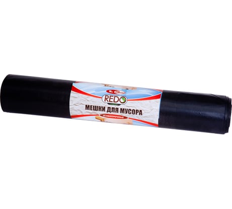 Мешки для мусора Premium Особопрочные (10 шт; 90x130 см; 220 л; 60 мкм; ПВД) REDO 902220