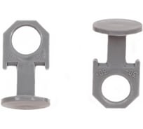 Зажим Крепстор 3D+ СВП Strong 2 мм серый (100 шт) 4665317008574