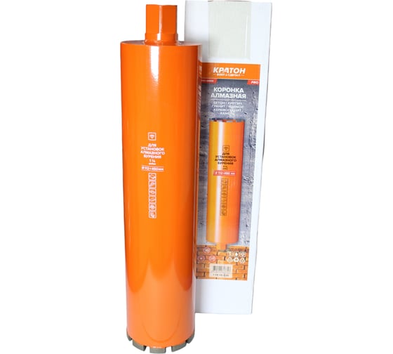 Коронка алмазная Кратон (112х450 мм 1 1/4) для установок алмазного бурения 1 08 06 035 1