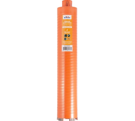 Сверло Алмазное Сегментное сухое 82x450x5хM22 (арм.бетон) ProfiDiam 310246