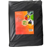 Мешки Концепция Быта Ecoclean 180 л 25шт ПВД в пластах 30 мкм черные 80х106 см 1445