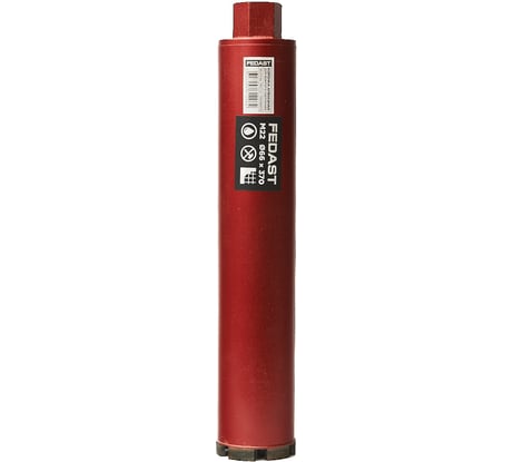 Коронка алмазная для мокрого сверления Fedast (66х370 мм, M22) FDDCW66370