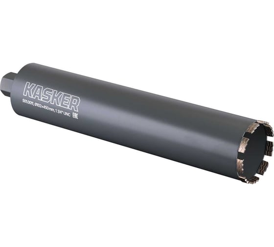 Коронка алмазная Kasker 102х450 мм, 1.1/4 UNC, Professional, 9 сегментов 501.0011