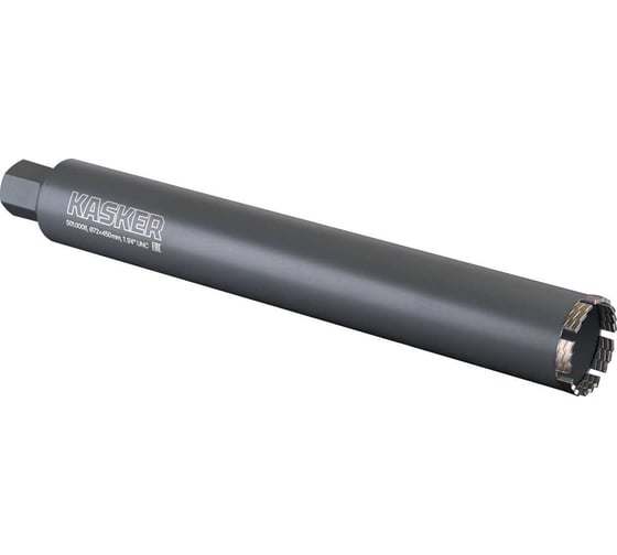 Коронка алмазная Kasker 72х450 мм, 1.1/4 UNC, Professional, 7 сегментов 501.0008