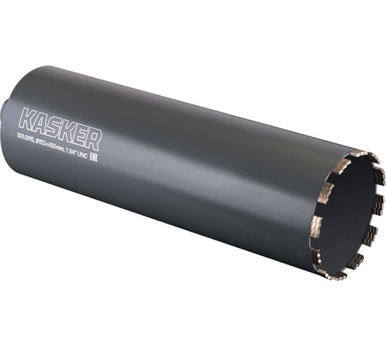 Коронка алмазная Kasker 152х450 мм, 1.1/4 UNC, Professional, 12 сегментов 501.0015