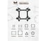 Фиксаторы арматуры КРЕПЫ 2.0 100х100 40шт KR2-S-100100-Q40 5