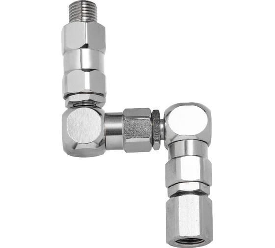 Шарнирное соединение TECMASTER Z-образное 3/8 мама – 3/8 папа 273838